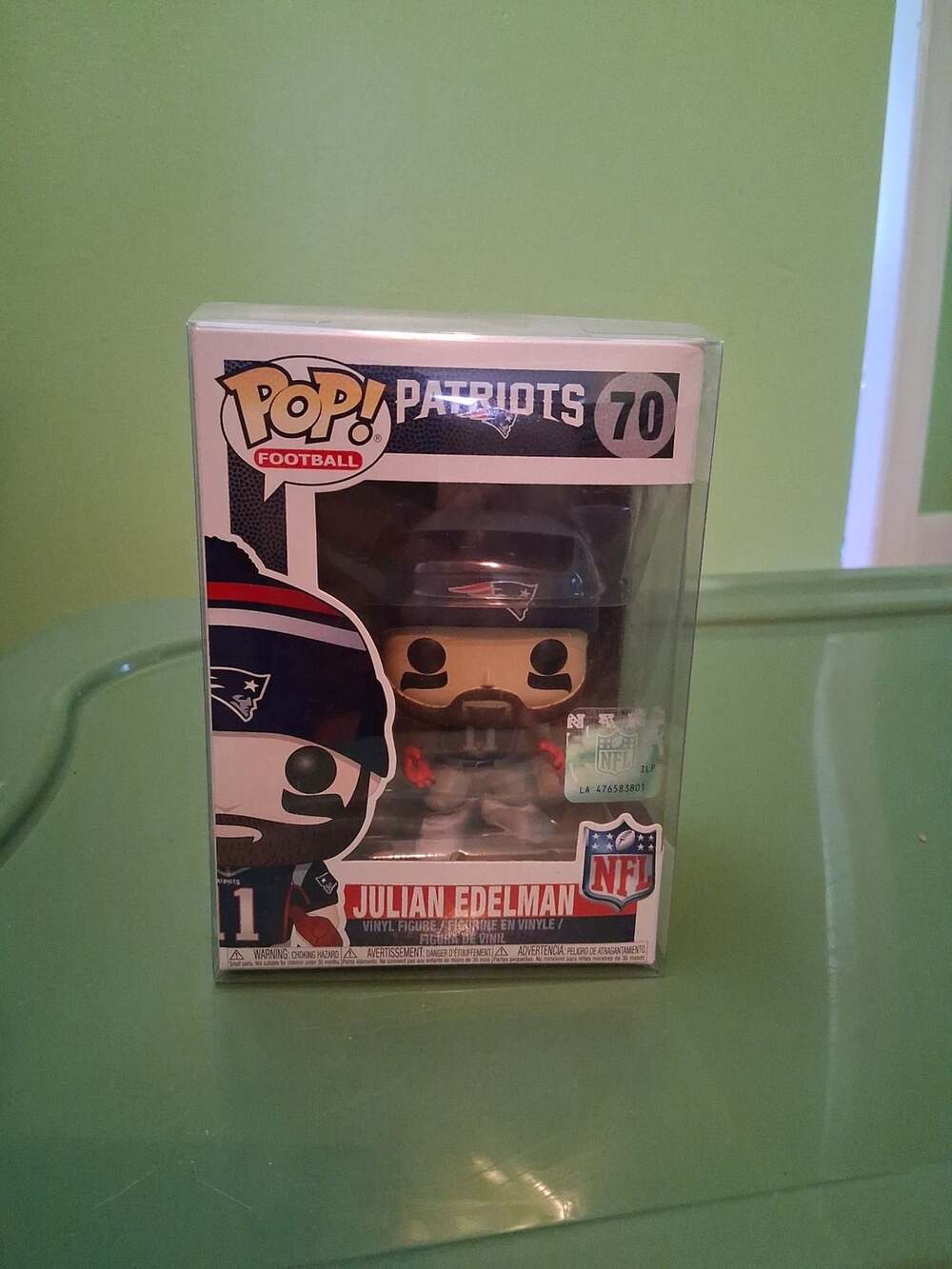 Funko Pop! Football: New England Patriots - Julian Edelman #70